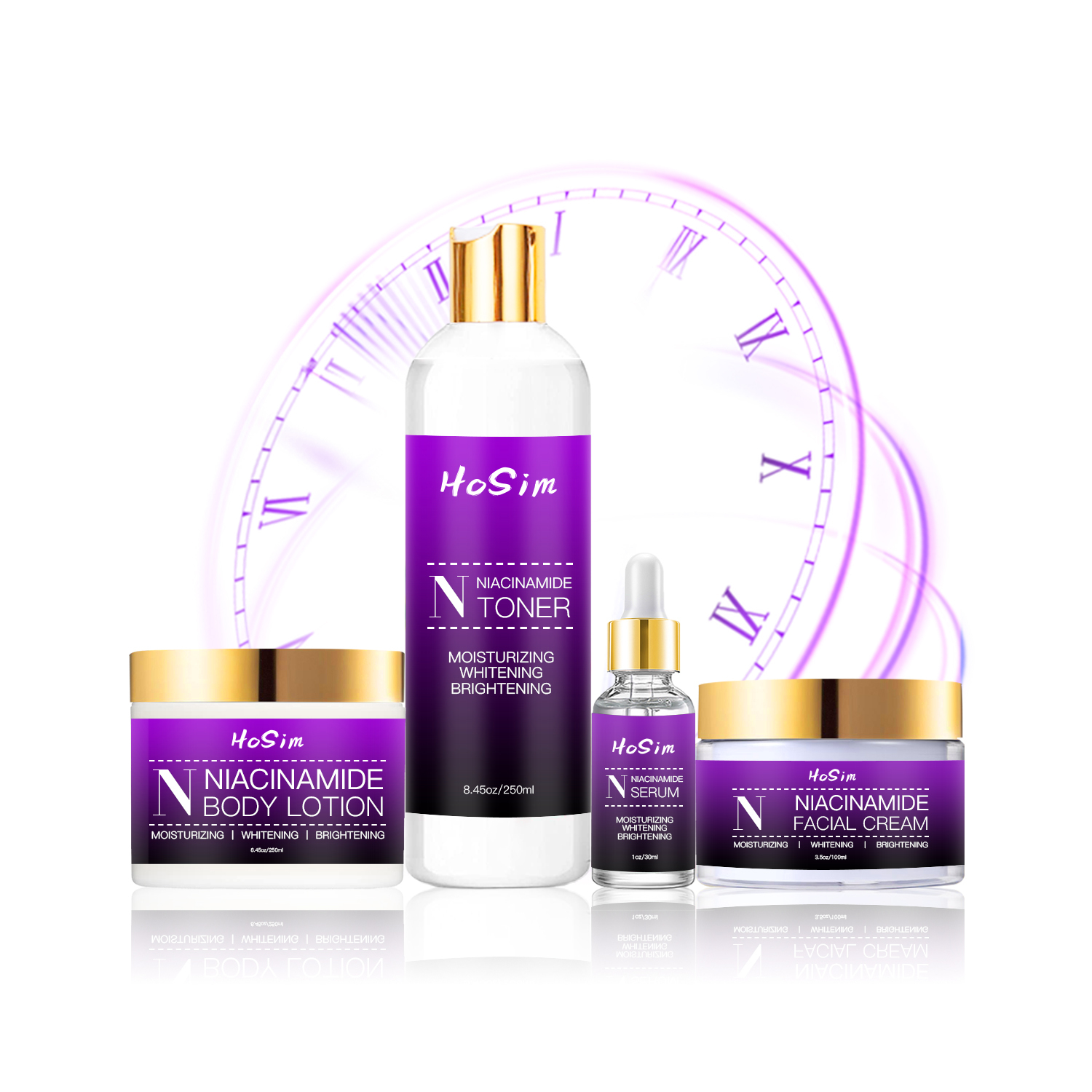 Skincare Set Anti Acne Dark Spot Whitening Private Label Serum Facial Cream Face Skin Care Set (new)