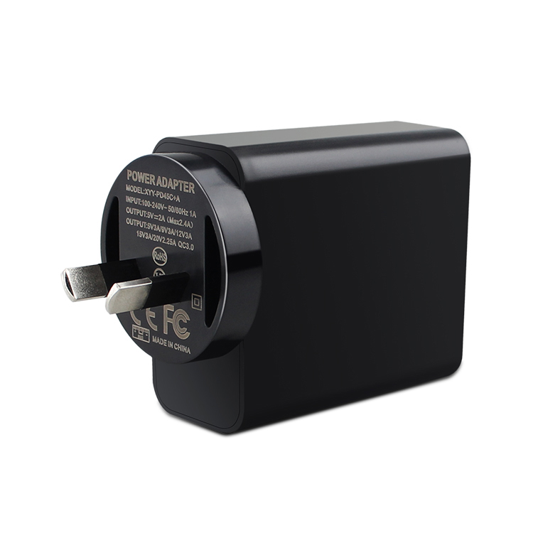 AU портативный PD 45W Usb Type-C 5V 9V 12V 15V 3A 20V 2,25 V Usb-C преобразователь питания ноутбука дорожное зарядное устройство док-станция с Usb адаптер