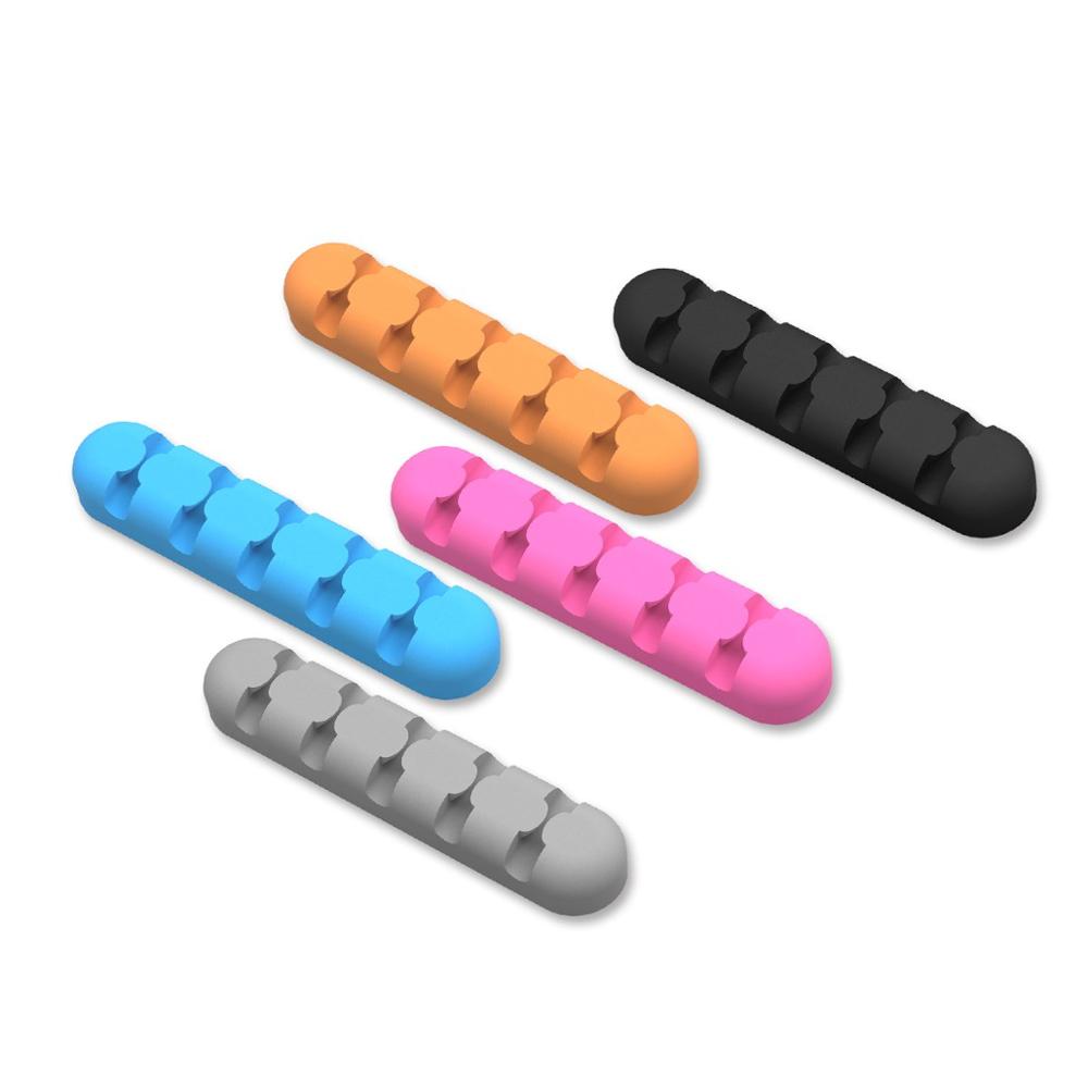 Amazon Hot Sale Wholesale New Type USB Cable Holder Wire Silicone Cable Organizer