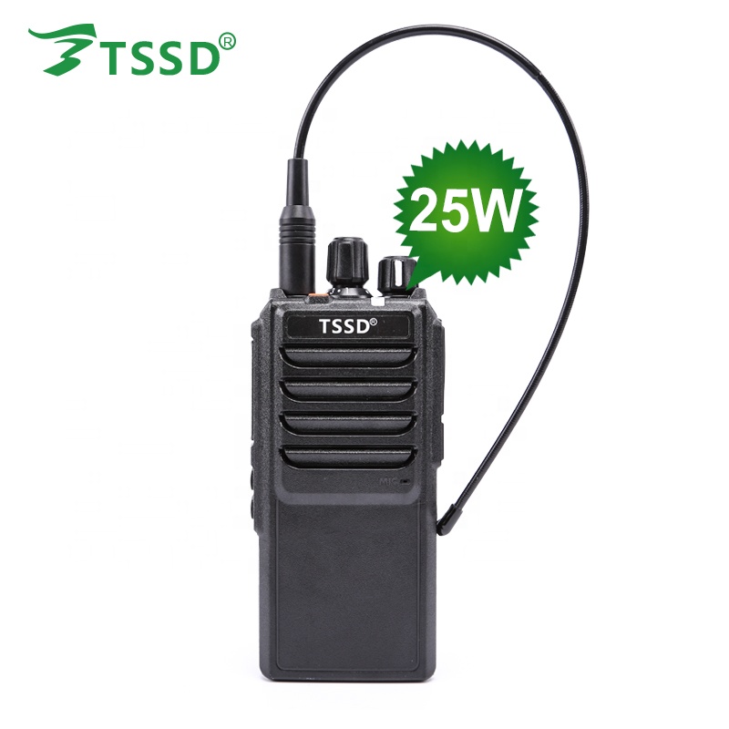 Длинный диапазон 25W VHF Talkie “иди и болтай Walkie 20 км Диапазон с 4000 мАч батарея TS-Q2500