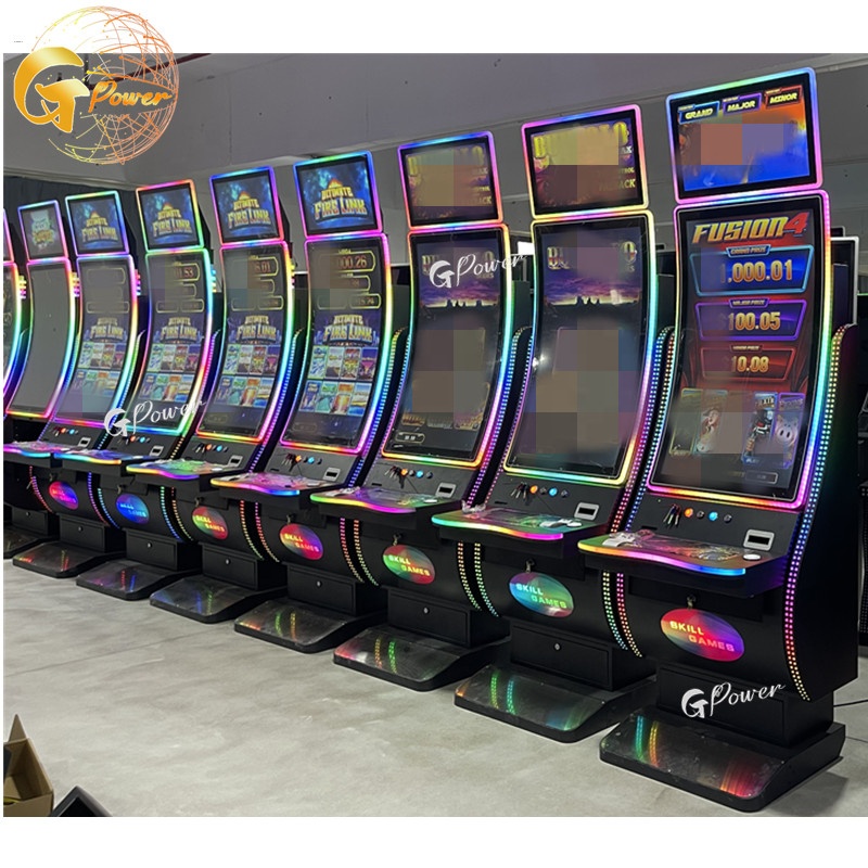 32/43 inch Coin-operated Game Console Vertical Curved Monitor Diamond Bally Skill Game Cabinet for Sale