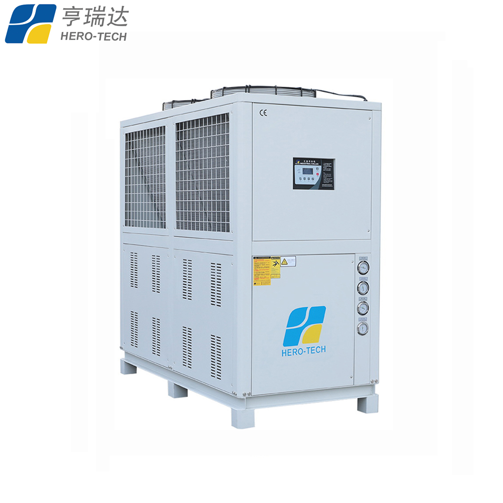 Китай высокое качество низкая стоимость 20hp 65kw воздушного охлаждения охладитель воды для Пластиковой Промышленности
