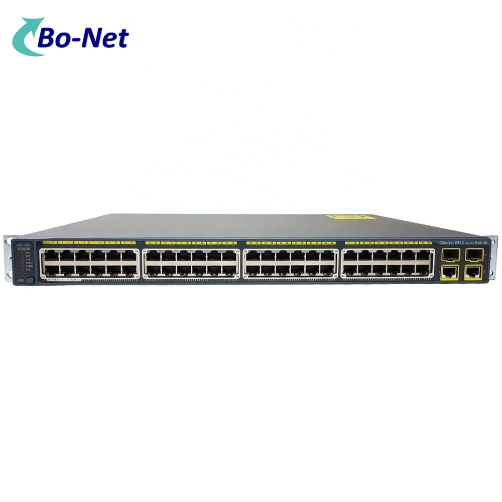 Б/у WS-C2960-48PST-L 2960 серии 48 портов 10/100 PoE + 2 x SFP управляемый коммутатор