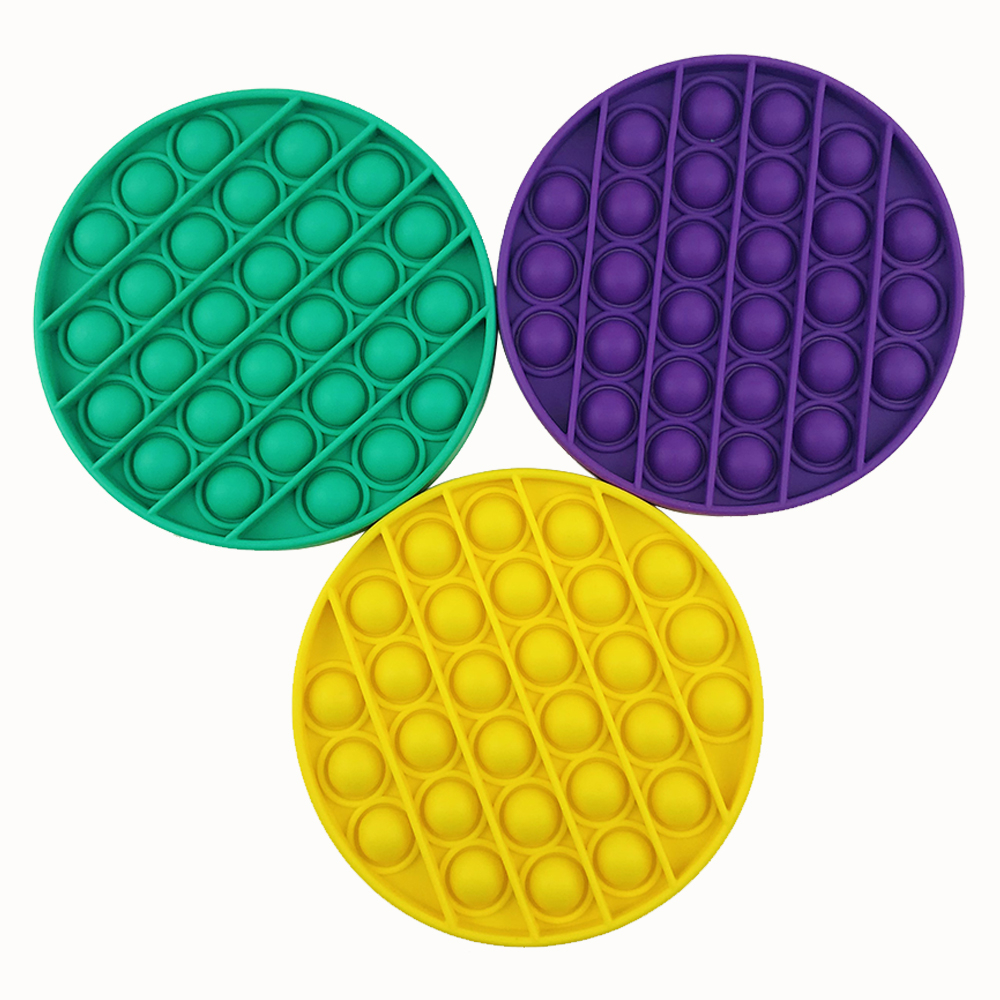 Антистрессовая игрушка Pop It Fidget Push Pop Bubble, сенсорная игрушка Pop для аутизма