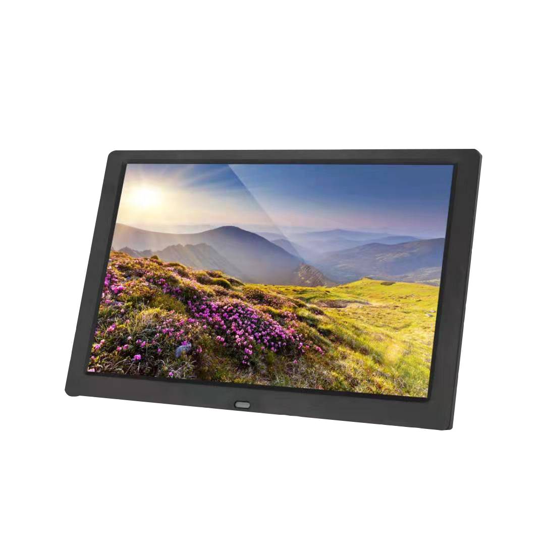 New arrival 10 inch Wall Desk digital photo art frame With Alarm Clock Digital Calendar