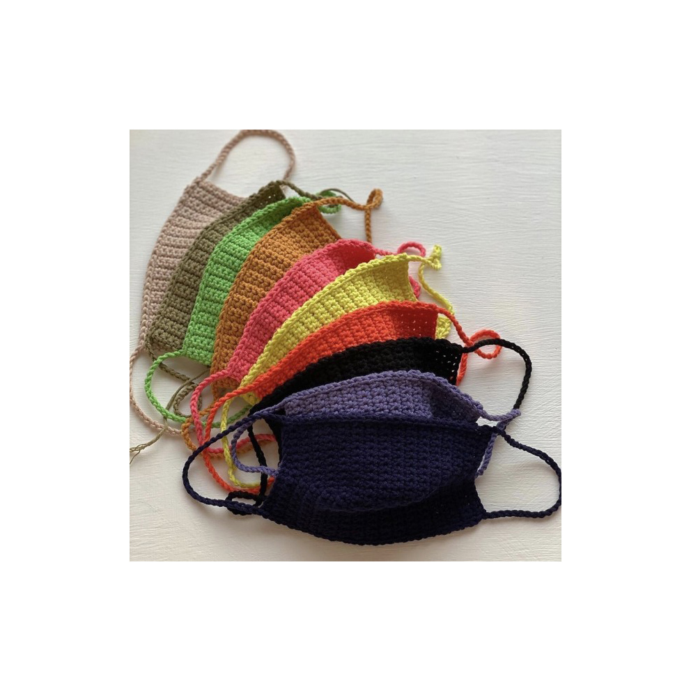 High Quality Crochet handmade Face Cotton Maskss