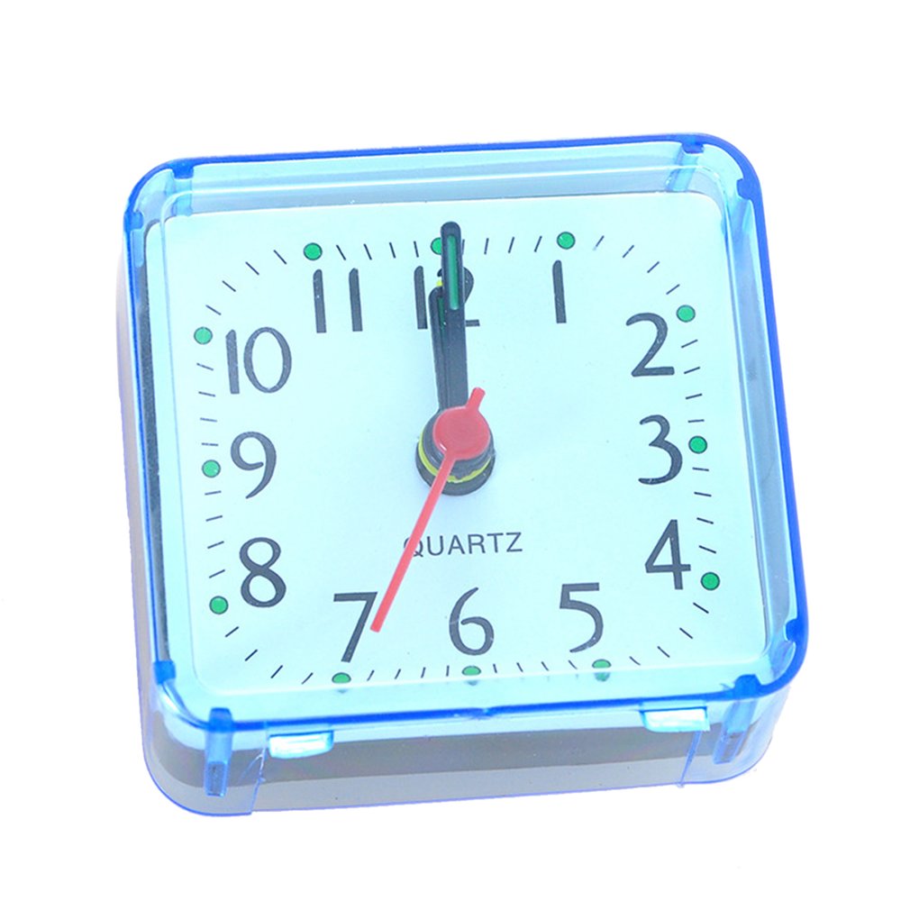1PC Creative Cute Little Square Crystal Alarm Clock Watch Alarm electronic Clock Backlit Night Clock For Home Bedroom Night Offi