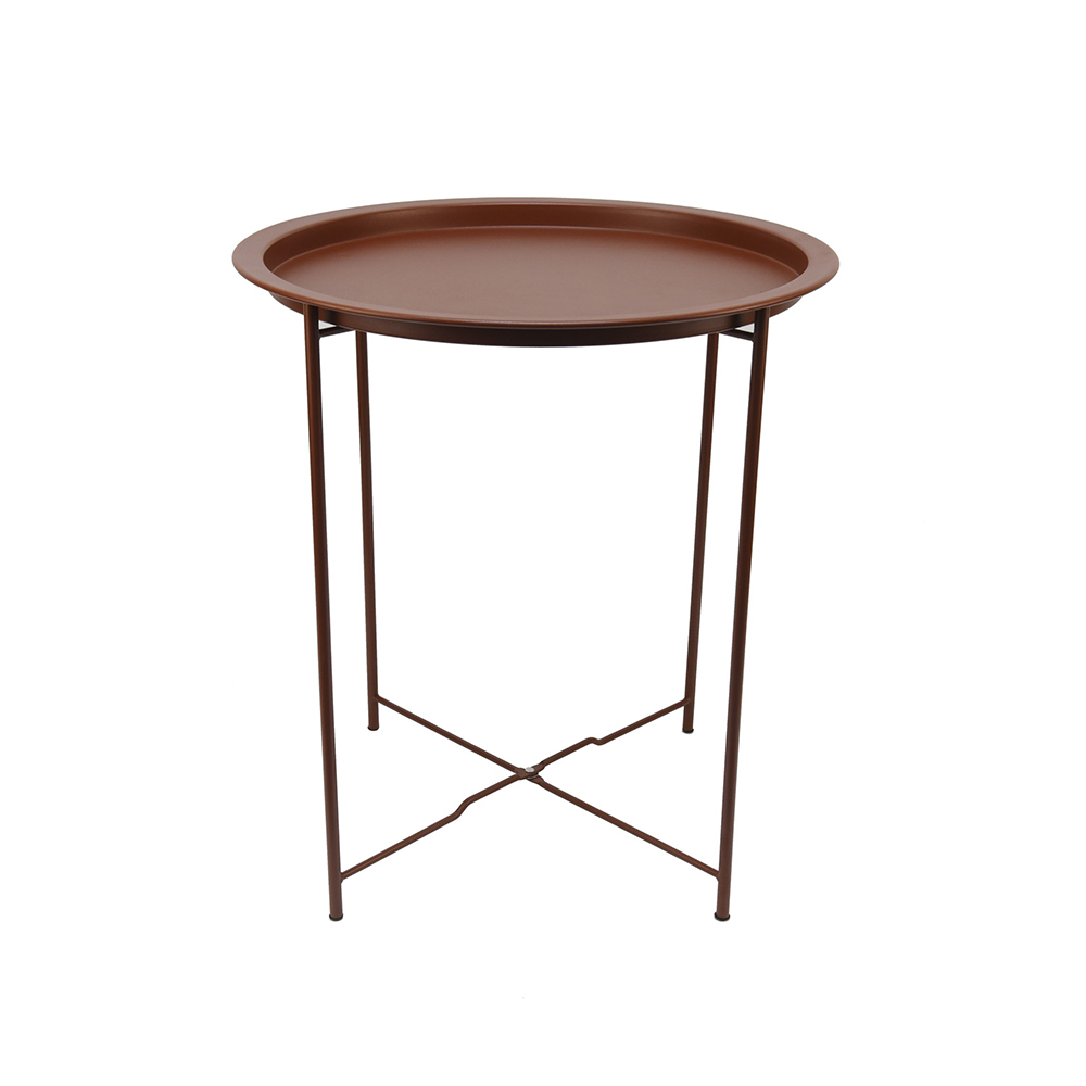 Foryoudecor Classic Nordic Style Metal Coffee Table Adjustable Assorted Colors Living Room Side Table 2 Sizes For Home Deco