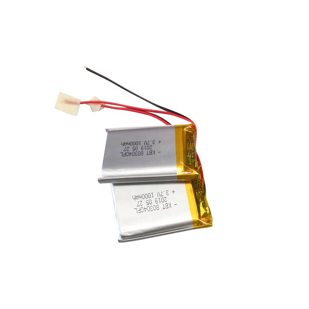 3,7 v 1000mAh 803040 литиевый аккумулятор