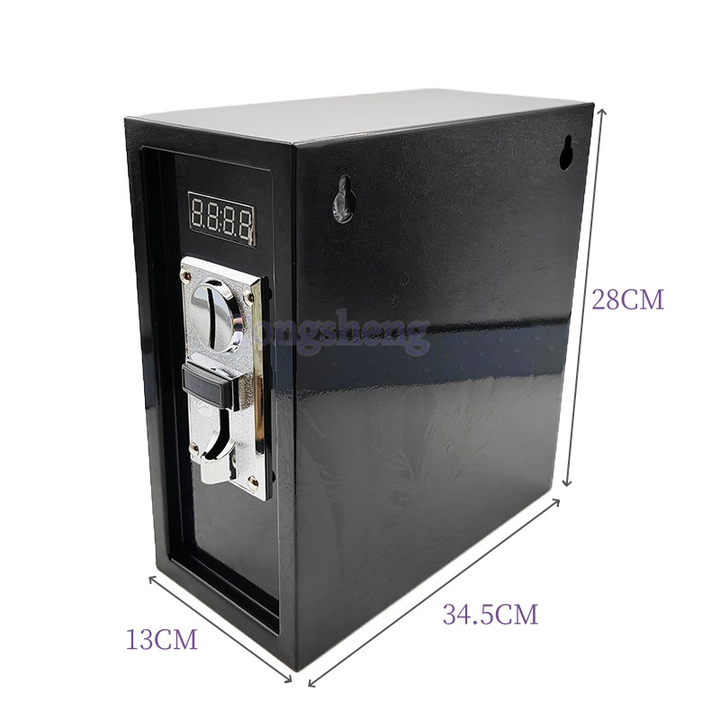 Good Quality 6 Different Coins Type Multi 110V/220V Coin Operated Timer Control Box with JY-16 timer control board