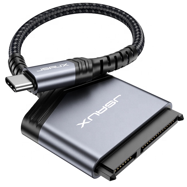 JSAUX USB 3.0 Type-C to SATA 2.5 inch External HDD SDD Hard Drive Disk 22 Pin Adapter Cable support mobile phone and tablet
