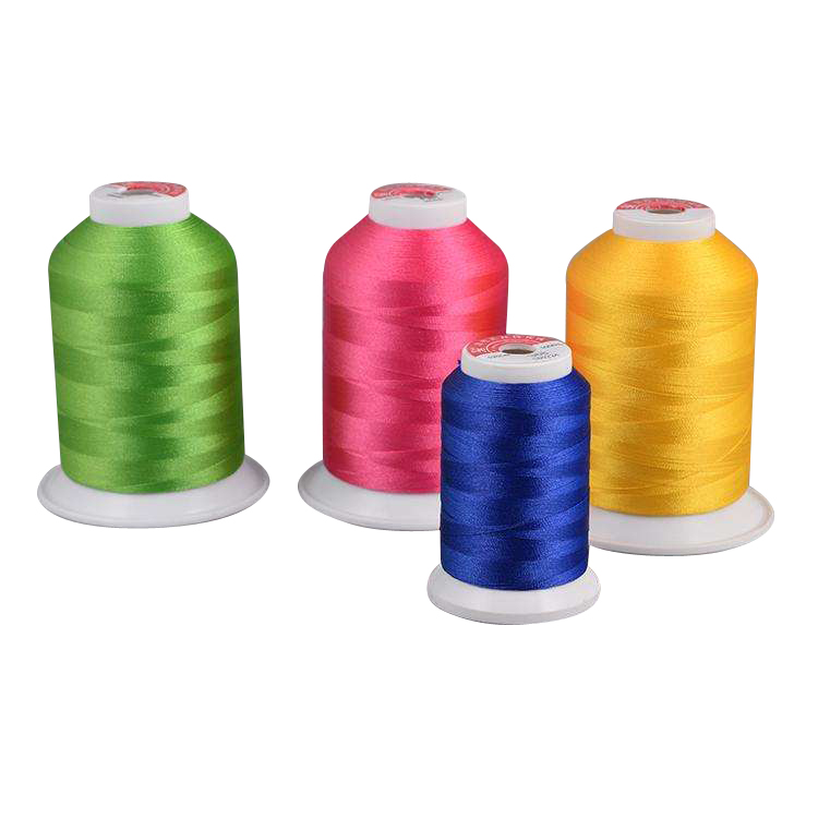 China polyester embroidery thread 120/d2 5000m industrial thread for high speed embroidery machine