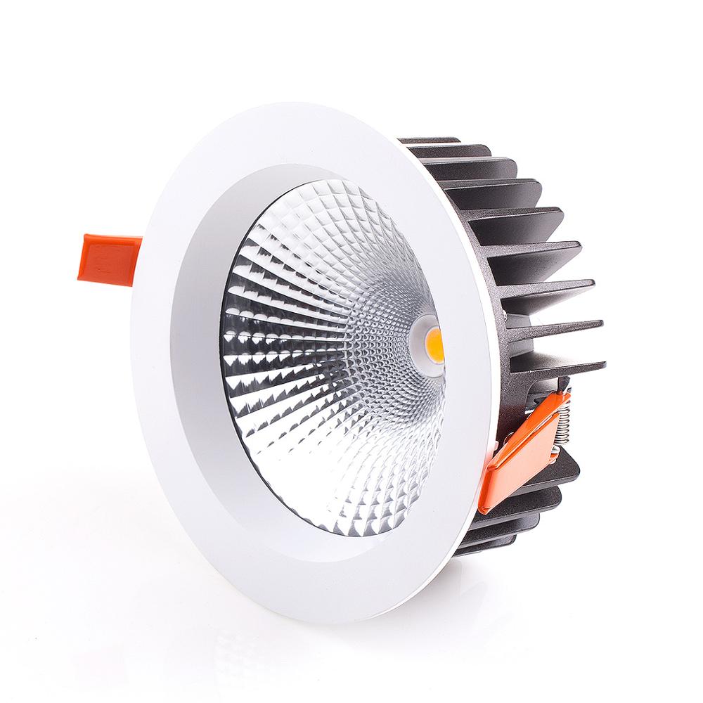 2835 Light Source 10W-50W COB Downlight Recessed LED Ceiling Down Light Surface Mounted Lighting and Circuitry Design Ip44 ROHS