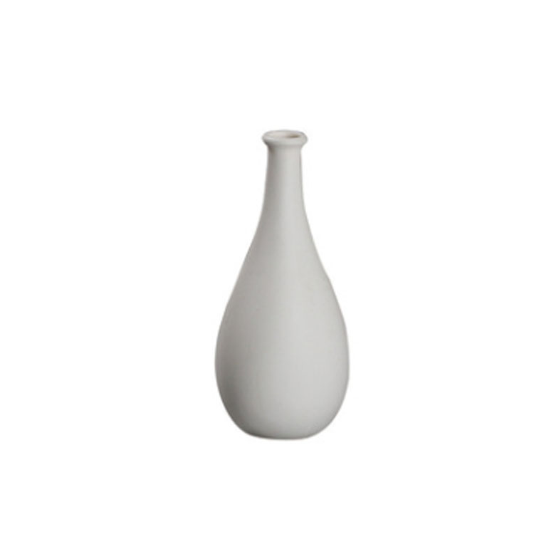 White Color Ceramic flower vases for decoration household
