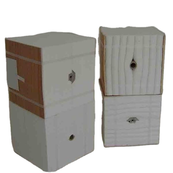 Low Thermal Conductivity White Ceramic Fiber Coating Module For Muffle Furnace