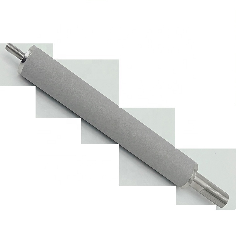 LIANDA 0.2 micron sintered porous precision air ss sparger microporous filter pipe sintered metal powder filter element