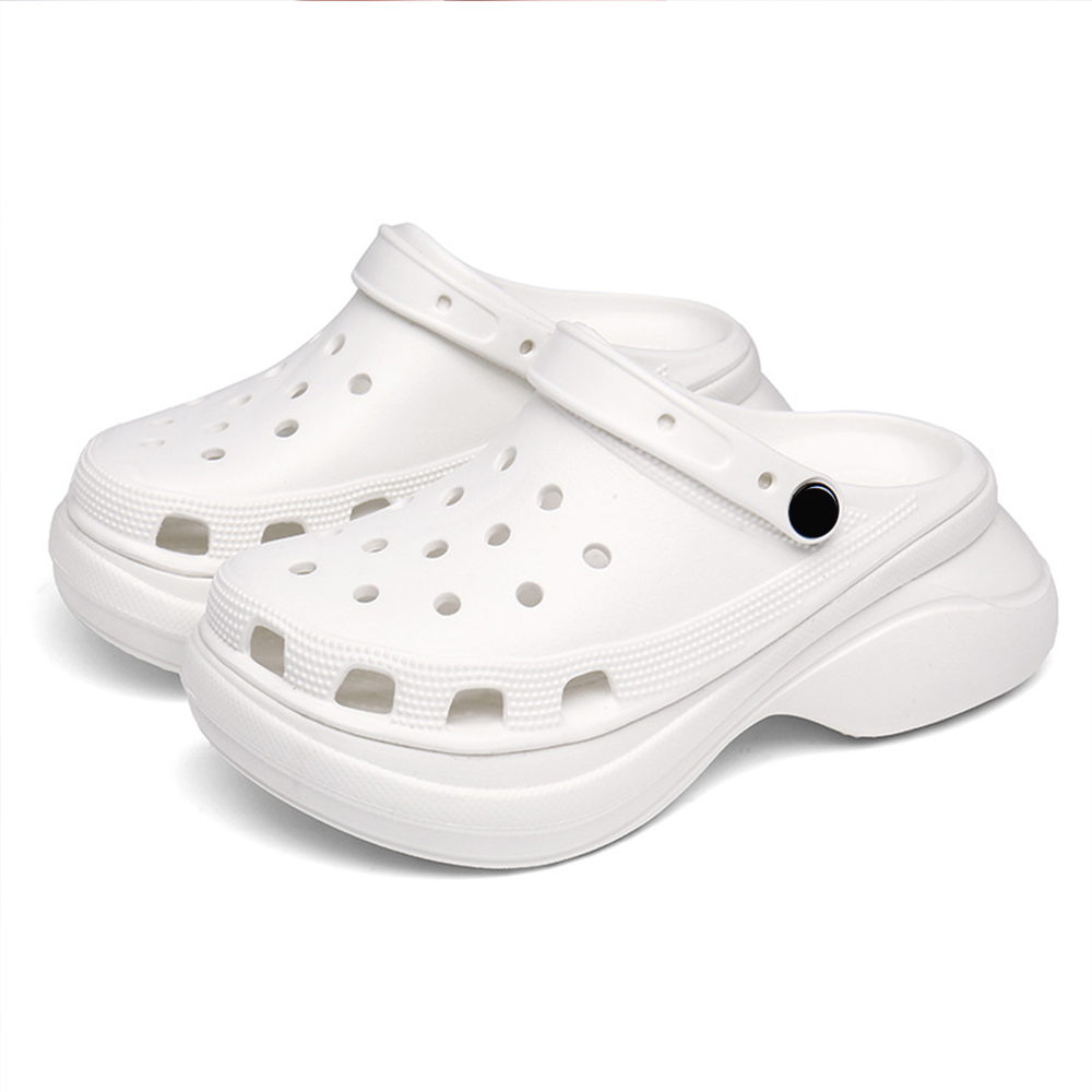 Summer Beach Platfoam Sandals girls clogs White Wedge Heel Colorful Clog Shoes Women'S Clogs