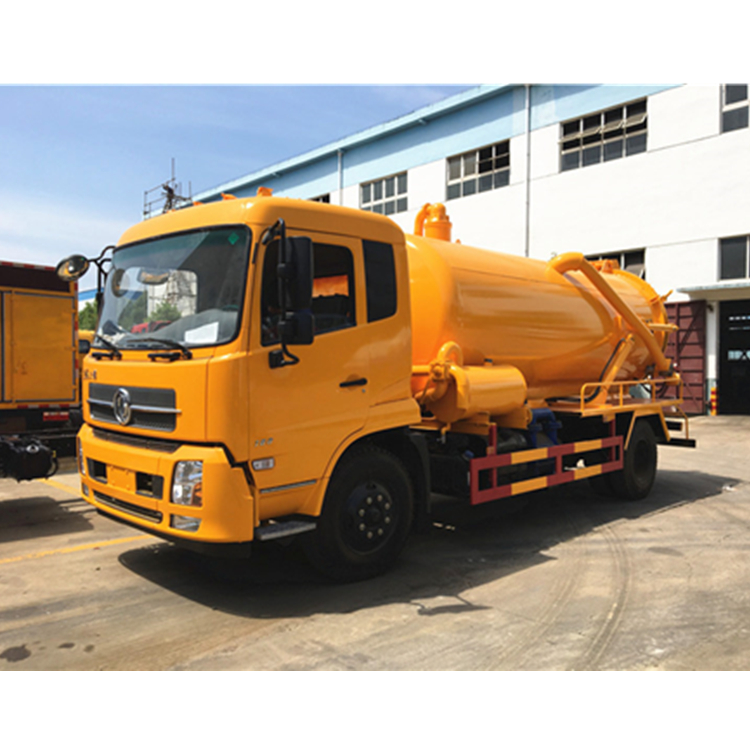 DONGFENG TIANJIN 4X2 10000 Liters vacuum sewage suction truck on sales