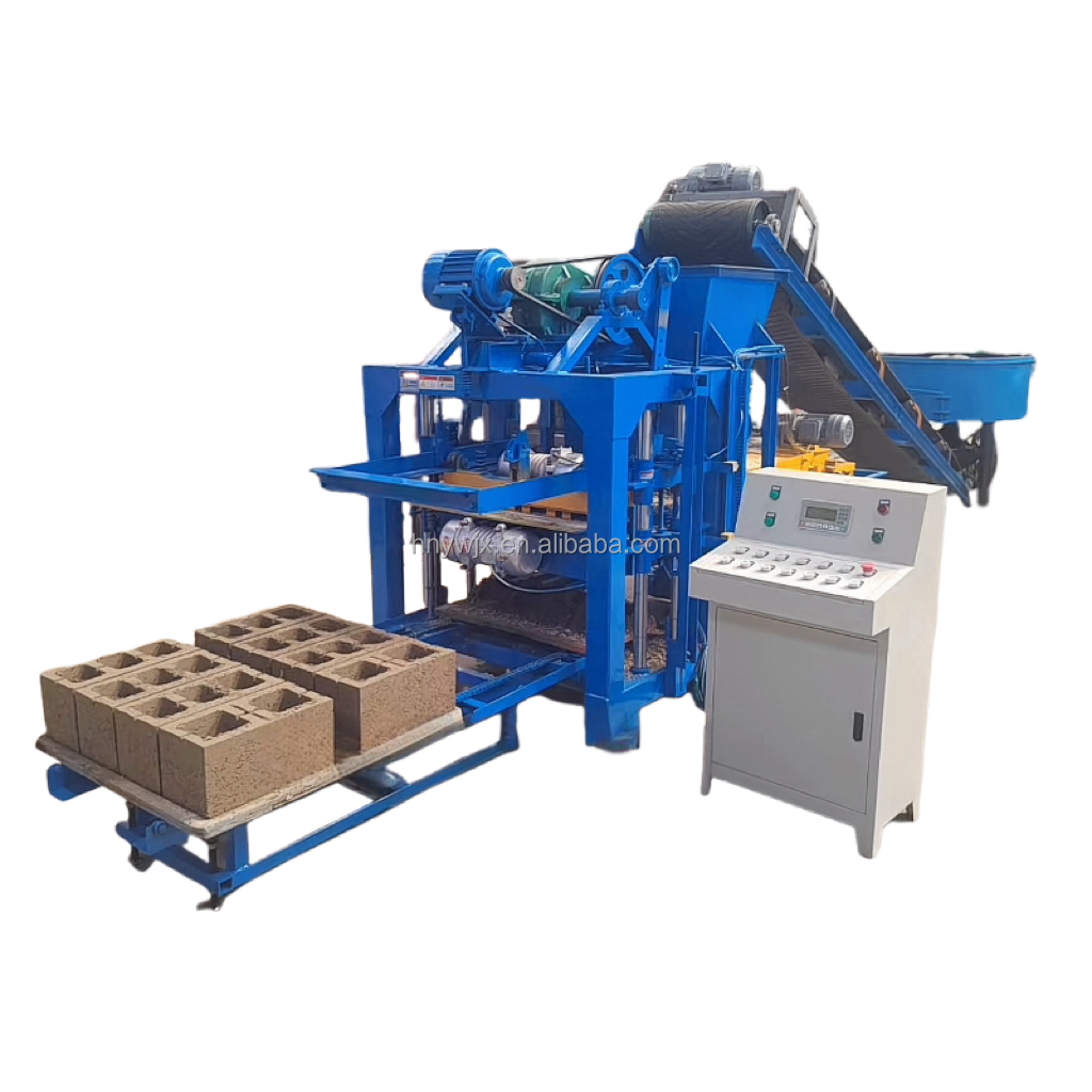 YW4-28 brick making machine ivory coast fully automatic cement brick making machine paving block making machine