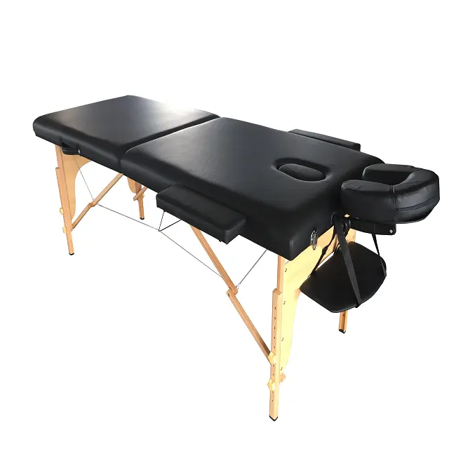 Chiropractic Massage Table Best 2 Section Light Portable Durable Adjustable Chiropractic Massage Bed Cheap Thai Wooden Facial Massage Table For Sale