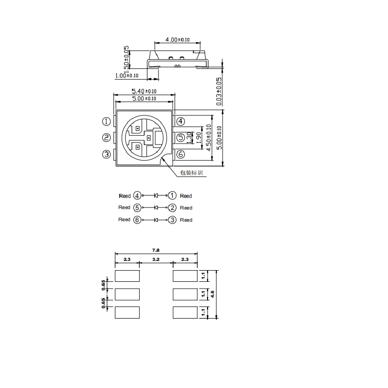 Light LED Beads 5050 SMD LED Chip 5050 Cool White Lighting SMD LED Diode Factory Price Cool White -20 - 75 -30 - 80 1000pcs/roll