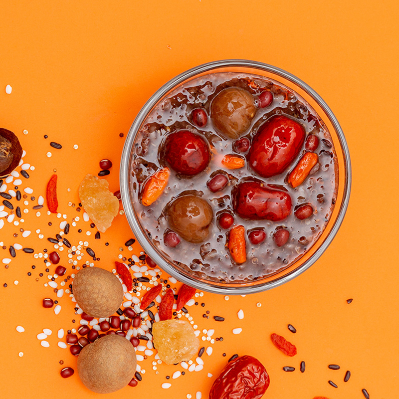 Милая и вкусная каша из восьми сокровищ, замороженная халяльная каша, мгновенная каша
