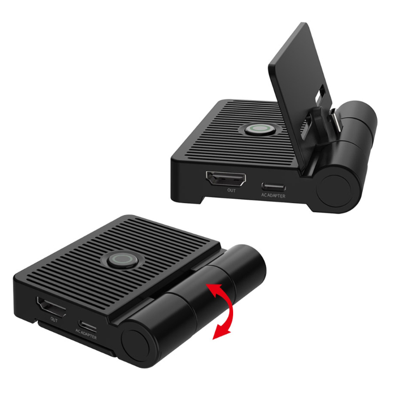 HD Video Converter for Nintend Switch Charging Dock Foldable TV Conversion with USB Port Charger