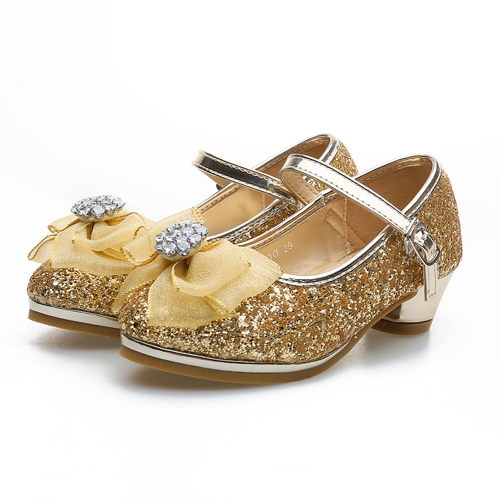 Girls High-heeled Princess Shoes Performance Shoes