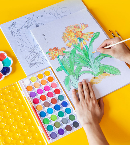 Custom A3 A4 Acid free paper painting water color paper pad artist watercolor drawing pad