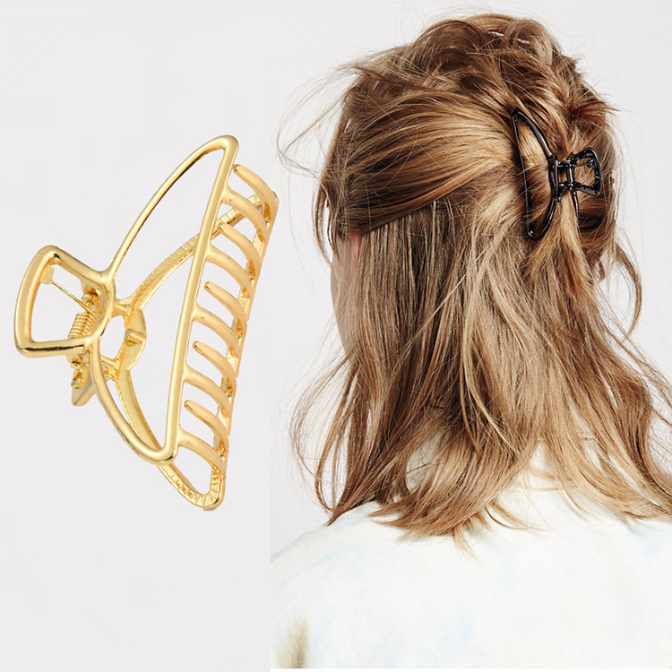 French Design Alloy Hair Catch For Women Ladies Girls Hair Accessories Hair Claw Clips