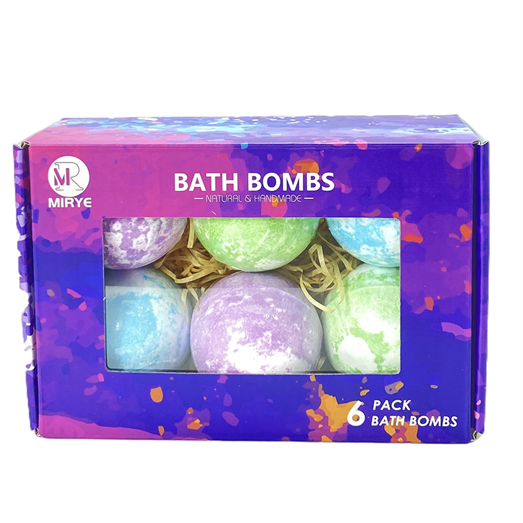 Oem Private Label Custom Natural Organic Vegan Spa Fizzy Starry Sky Bath Bomb Set
