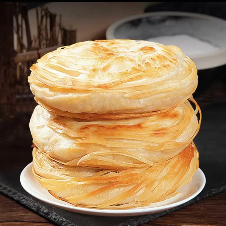 OEM Chinese Burger Halal Frozen Custom Pancakes Lao Tongguan Pancakes Chinese Food Sandwich Bread