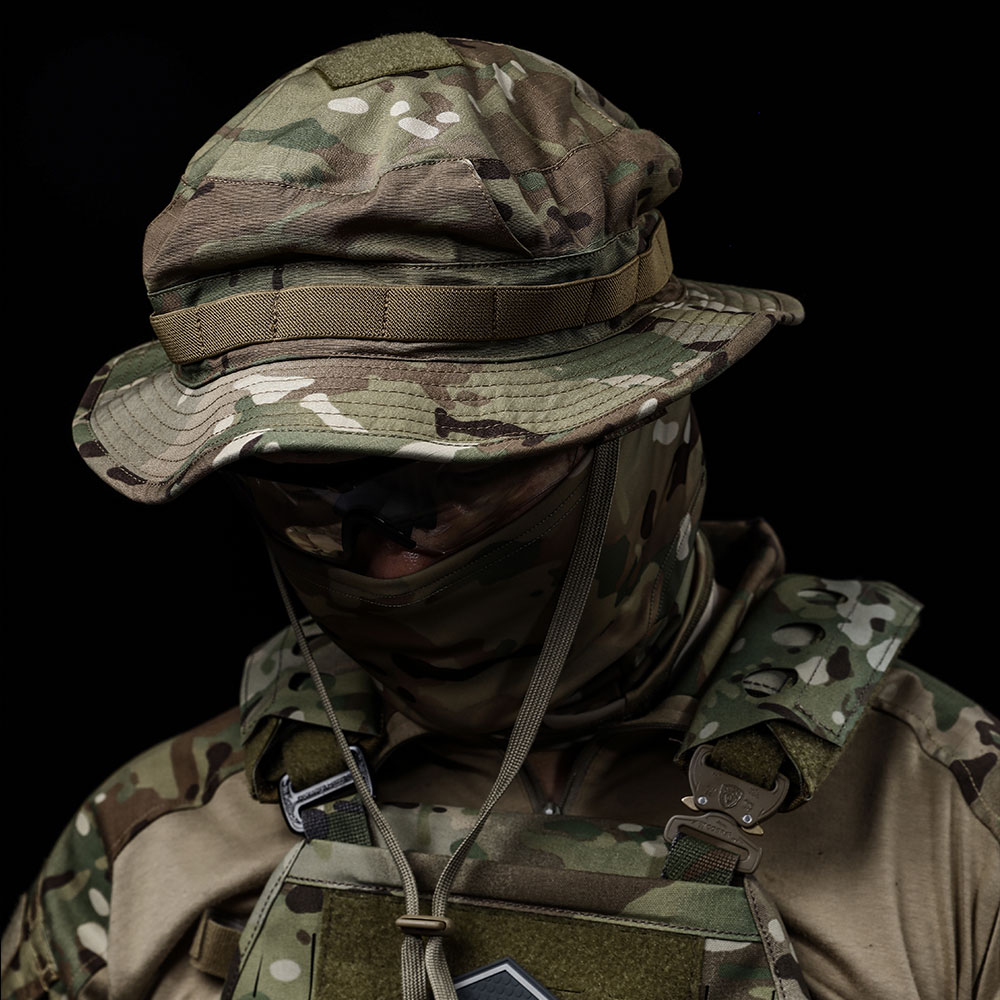 Emersongear NC5050 Outdoor Training Multicam Camo Hats Fisherman Bucket Camouflage Jungle Tactical Short Brim Boonie Hat