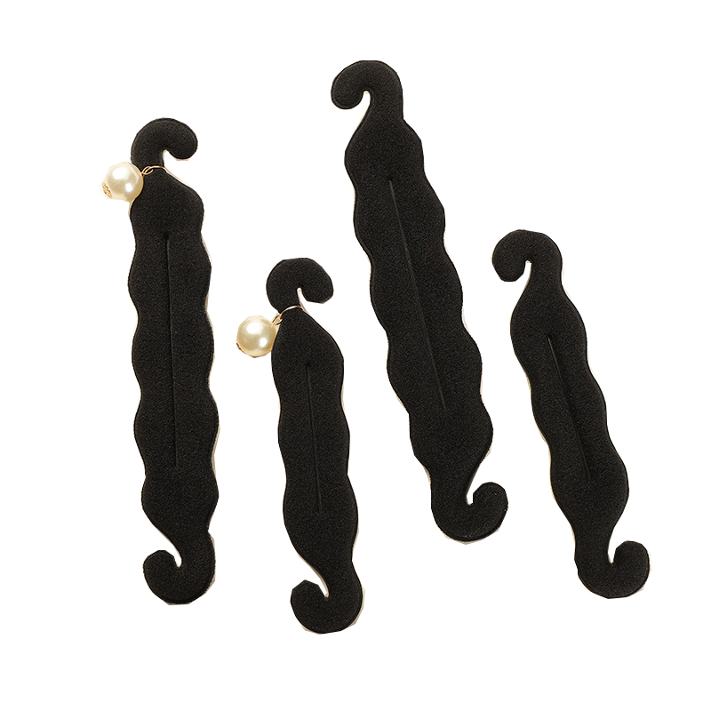 Factory Outlet New Style Children's Ball Head Pearl Solid color Plate Hair Iron Fashion 2021