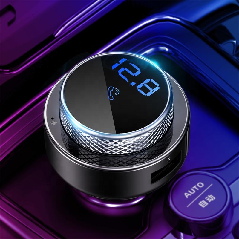 2 в 1 gc16 версия bluetooth 5,0 dual usb быстрое автомобильное зарядное устройство + bluetooth fm передатчик, usb tf Автомобильный mp3 плеер