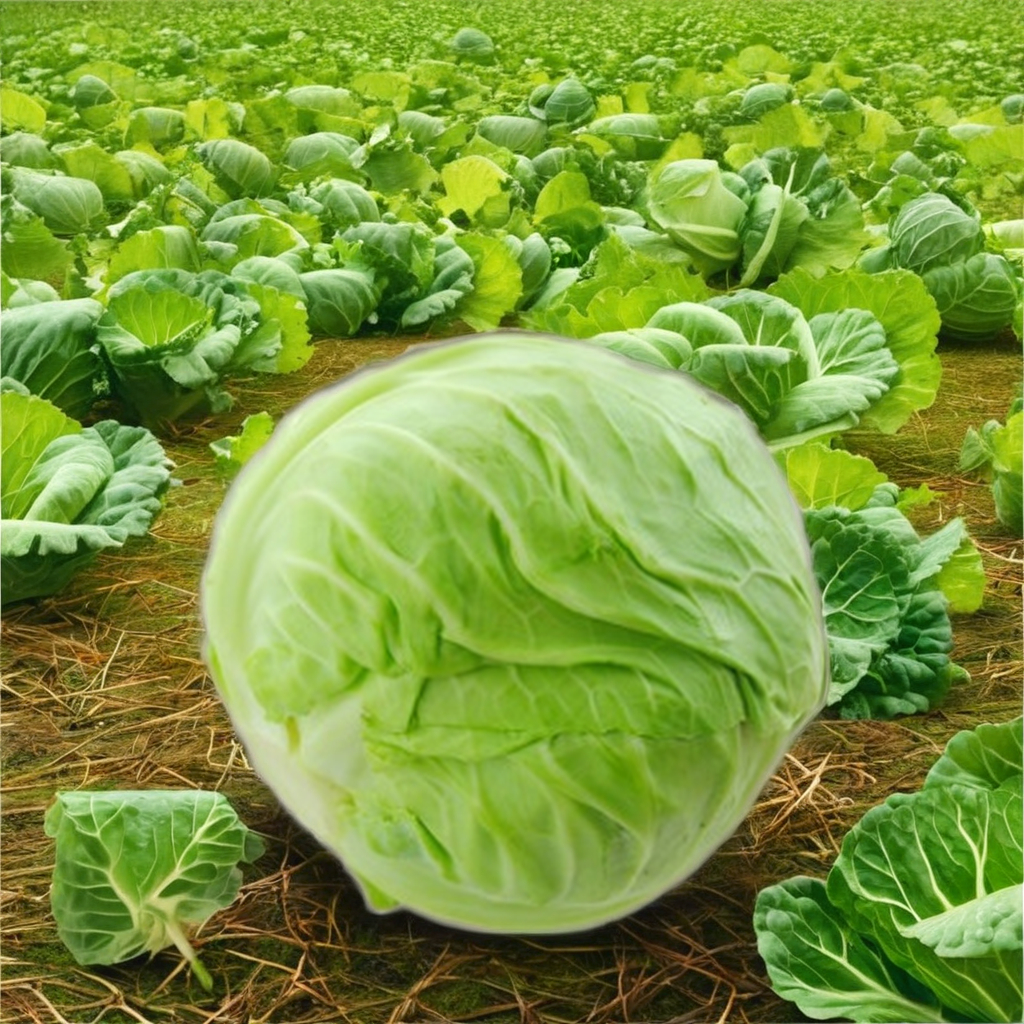 2024 Newest Crop High Quality Organic Green Cabbages Fresh Vegetables Packaging for Export