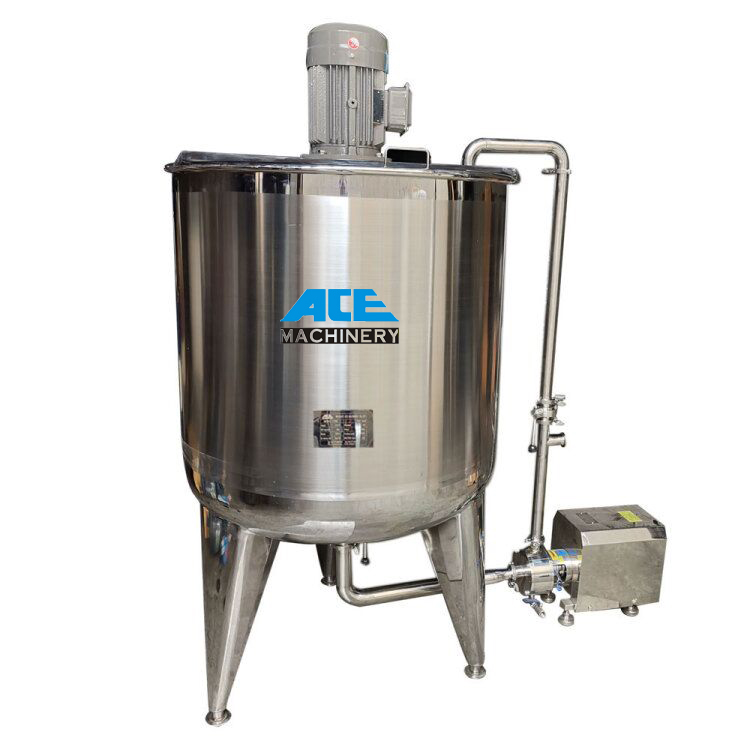 Ace Chemical Medicine Solution Homogenize Stainless Steel / Bleach Mixing Tank