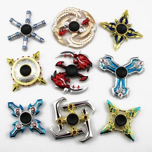 Кристалл светодиодный свет on-off управление ручной spinner fidget игрушки долгое время spinner индивидуальные fidget spinner