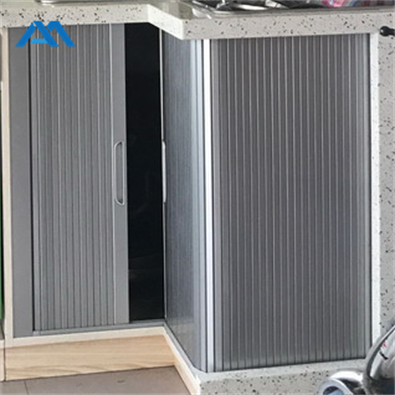 Roller Shutter Door Remote Control or Manual Aluminum PVC kitchen Shutter for Kitchen Cabinet