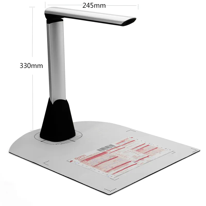 Portable Document Scanner Book Scanner with Adjustable USB Book Image Camera 10 Mega-pixel HD High Definition A3 A4 A5 A6 A7