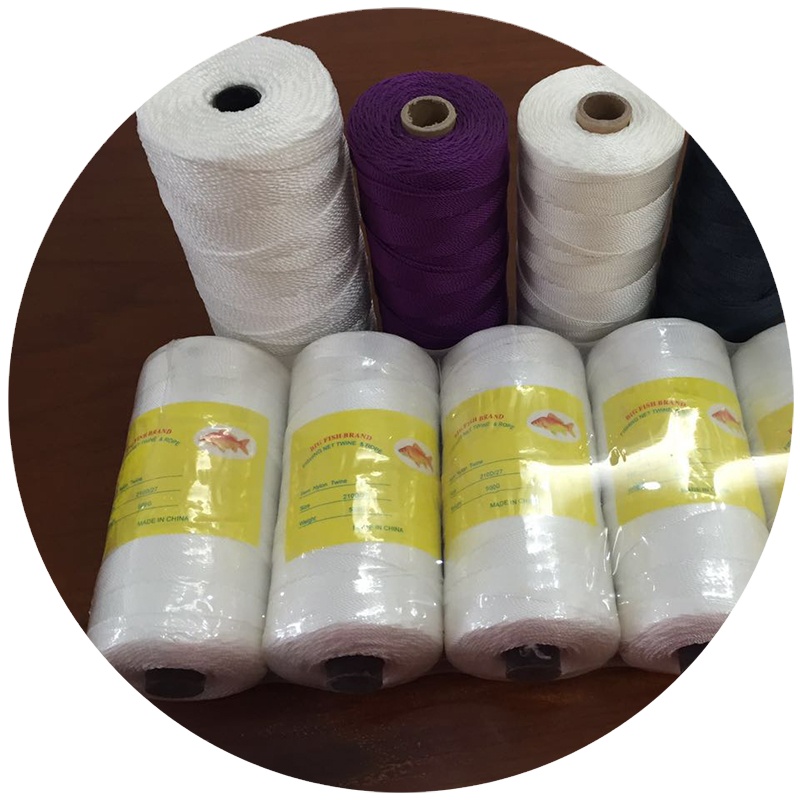 Цветная высокопрочная 21PLY полиэфирная нить для рыболовной сети