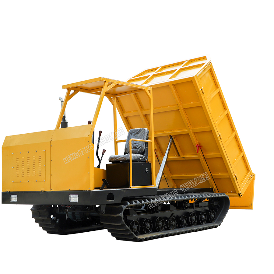 Hengwang HW5000L 5ton гидравлические пальмовые фрукты гусеничный самосвал