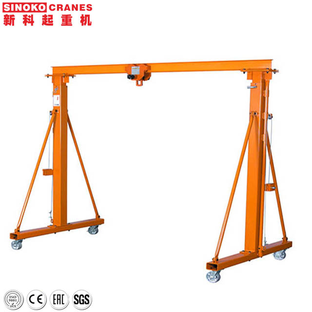 5 Ton Mini Type Portable Mobile Gantry Crane Price