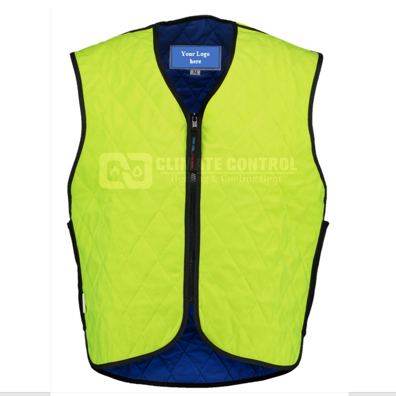 OEM испарительного охлаждения тела жилет Hi VIZ Желтый защитный шлем безопасности для строительных работ XS-3XL