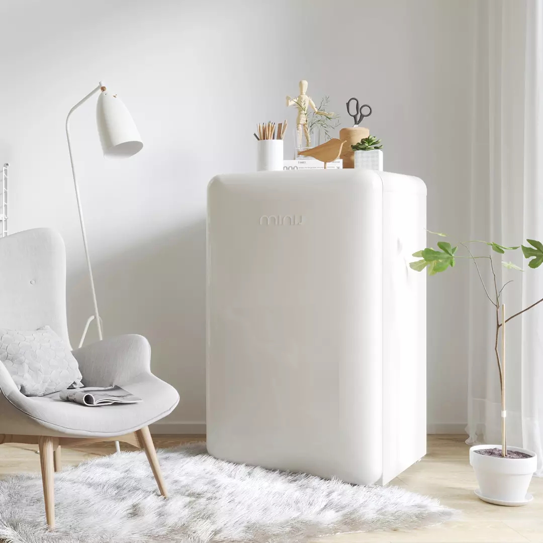 Мини-холодильник XIAOMI YOUPIN xiaoji в ретро стиле, 121L до 18 градусов Цельсия, холодильная камера для дома