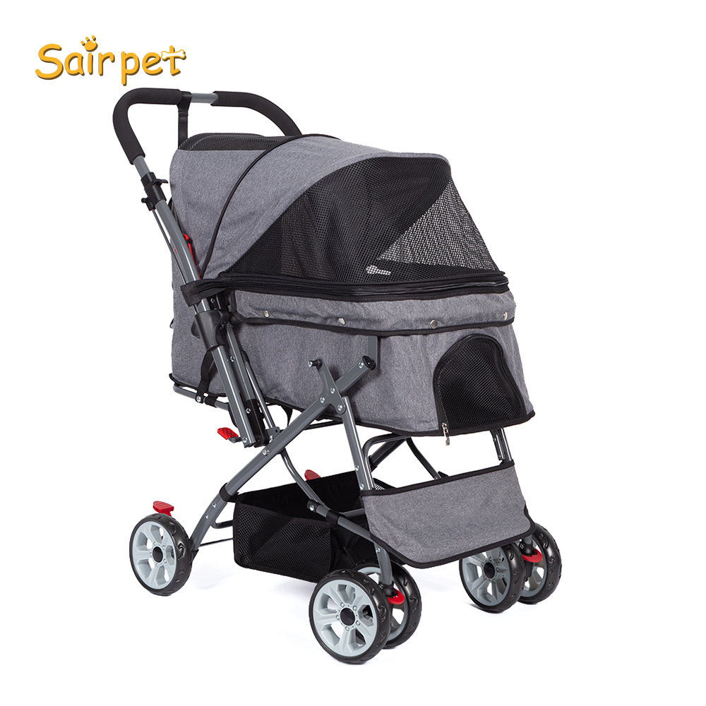 Pet перевозки раза маленький инвалидной коляски легкие walker собака корзина коляска