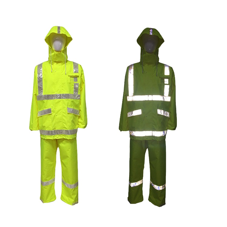 adult unisex raincoat motorbike rain coatsuit four seasons reflective raincoat