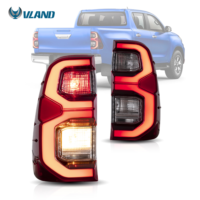 Vland Factory Wholesale Rear Car Lamp 2015 2016 2017 2018 2019 2020 Regular Version Tail Lamp For Toyota Hilux Taillights