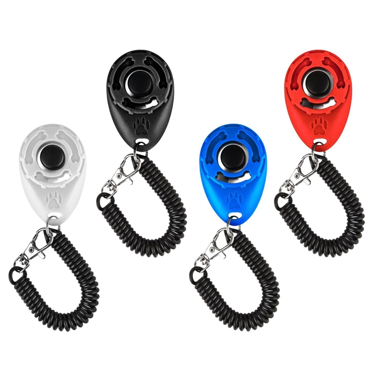 Oem Customized Logo Dog Training Click Dog Training Clicker With Wristband