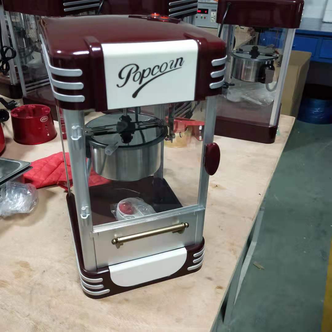 YINSHUO electric stainless popcorn machine